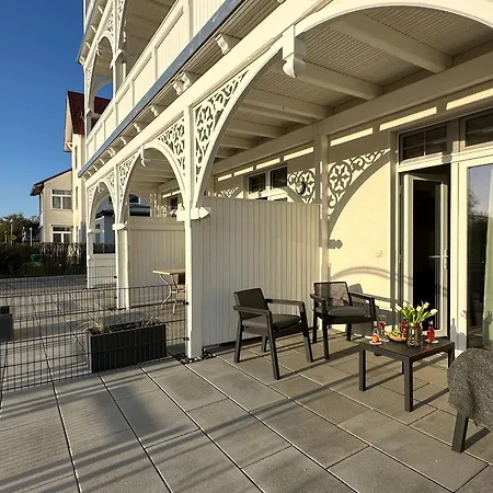 公寓 Haus Concordia 2 Fischbroetchen 蒂索